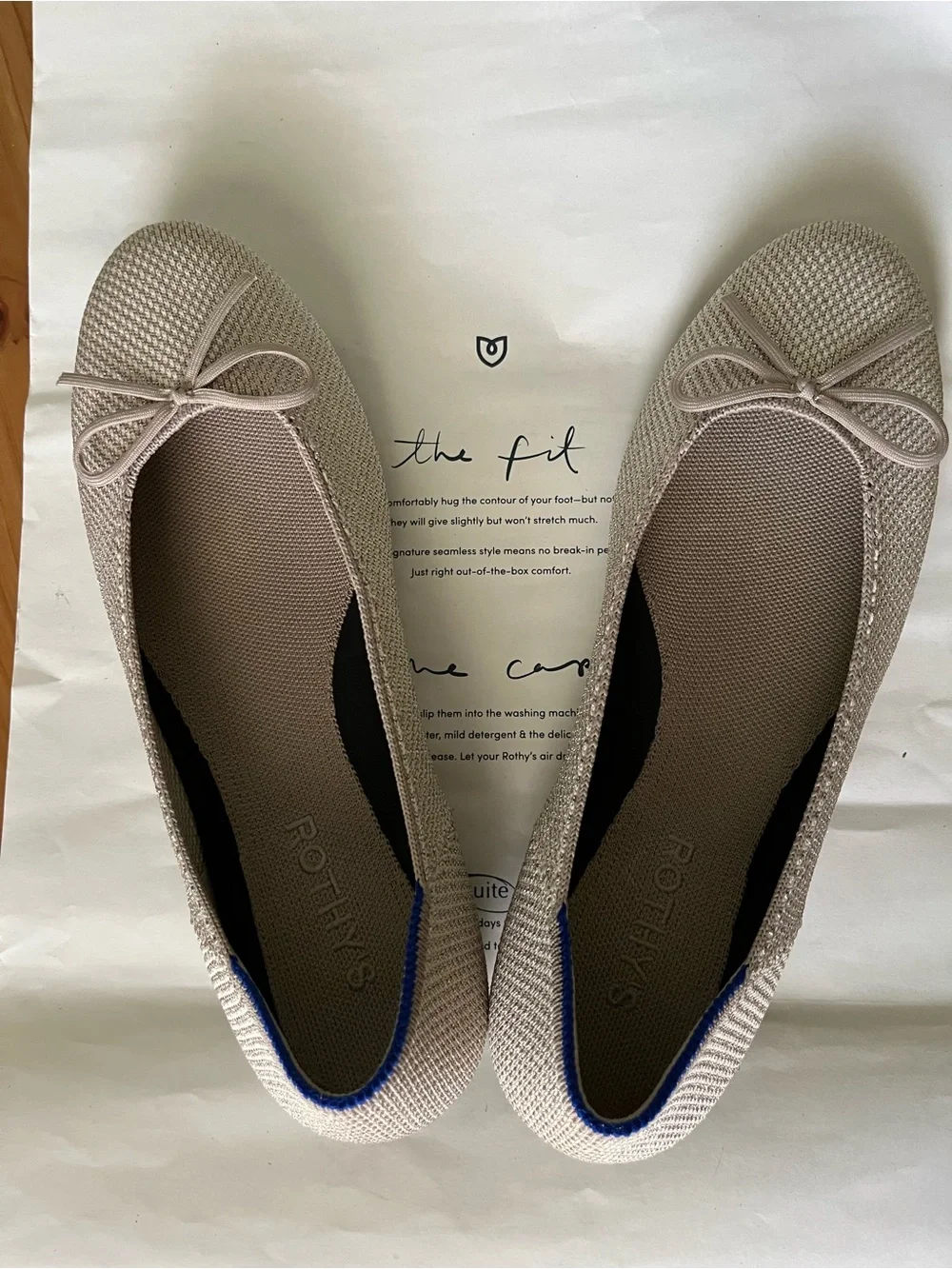Rothy’s Metallic Ballet Flats